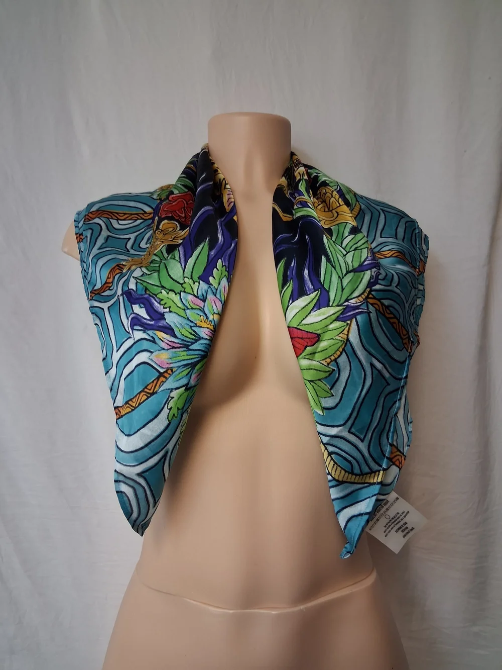 LuLaRoe Bold Leopard Floral Tapestry in Yellow, Black, Purple, Teal, Red, Green